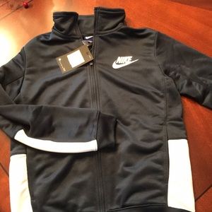 Boys Navy Basketball Jacket